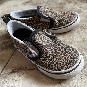 Leopard Toddler Vans Shoes